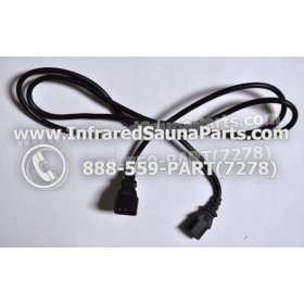 PLUG IN WIRES - PLUG IN WIRES - 1 FEMALE AND 1 MALE PLUG 2