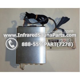 COMPLETE CONTROL POWER BOX WITH CONTROL PANEL - COMPLETE CONTROL POWER BOX  SUNETTE INFRARED SAUNA WITH CONTROL PANEL 5