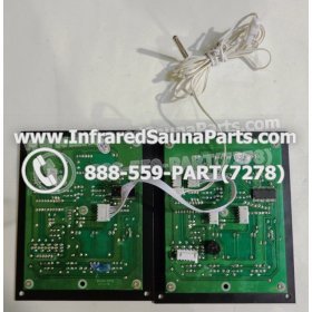 COMPLETE CONTROL POWER BOX WITH CONTROL PANEL - COMPLETE CONTROL POWER BOX FOR  INFRARED SAUNA 110v 120v WITH TWO CONTROL PANELS UNIVERSAL 15