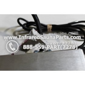 COMPLETE CONTROL POWER BOX WITH CONTROL PANEL - COMPLETE CONTROL POWER BOX AIRWALL INFRARED SAUNA WITH 110  120 POWER CABLE AND CONTROL PANEL 2