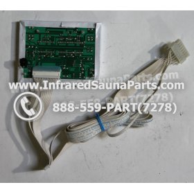 CIRCUIT BOARDS WITH  FACE PLATES - CIRCUIT BOARD WITH FACEPLATE ROYAL INFRARED SAUNA STYLE 2 3
