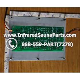 CIRCUIT BOARDS WITH  FACE PLATES - CIRCUIT BOARD WITH FACE PLATE DELUXE INFRARED SAUNA 12092007 MANUAL ON OFF SWITCH 3