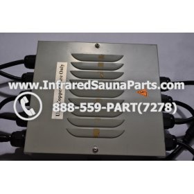 COMPLETE CONTROL POWER BOX 110V / 120V - COMPLETE CONTROL POWER BOX 110V  120V SUNTECH INFRARED SAUNA WITH 8 HEATER PLUGS v1 8