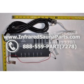 COMPLETE CONTROL POWER BOX 110V / 120V - COMPLETE CONTROL POWER BOX 110V  120V WITH 7 CIRCUIT BOARD PINS  6 FEMALE PLUGS SUPPLY WORLD INFRARED SAUNA 27