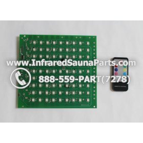 CHROMOTHERAPY - CHROMOTHERAPY LED LIGHTING WITH 7 COLOR 201210G3 WITH REMOTE AND FRAME 8