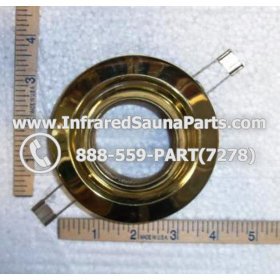 COMPLETE LIGHT ASSEMBLY 110V / 120V - COMPLETE LIGHT ASSEMBLY IN GOLD FINISH WITH BULB 110V / 120V 6