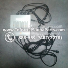 COMPLETE CONTROL POWER BOX 220V / 240V - COMPLETE CONTROL POWER BOX 220V / 240V DELUXE INFRARED SAUNA WITH 8 HEATER PLUGS v1 12