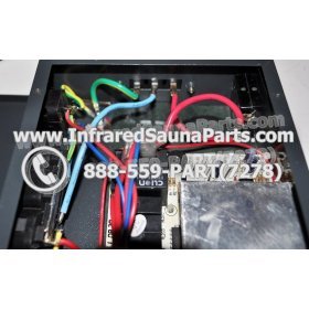 COMPLETE CONTROL POWER BOX 220V / 240V - COMPLETE CONTROL POWER BOX 220V / 240V WITH 7 CIRCUIT BOARD PINS  6 FEMALE PLUGS SAUNAGEN INFRARED SAUNA 26