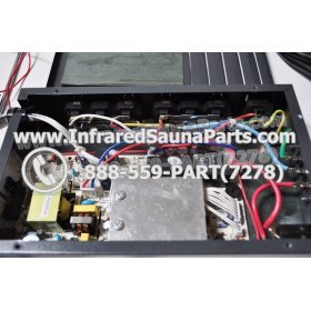 COMPLETE CONTROL POWER BOX 220V / 240V - COMPLETE CONTROL POWER BOX 220V / 240V WITH 7 CIRCUIT BOARD PINS  6 FEMALE PLUGS SUPPLY WORLD INFRARED SAUNA 15