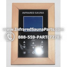 CIRCUIT BOARDS WITH  FACE PLATES - CIRCUIT BOARD WITH FACEPLATE ENLIGHTEN INFRARED SAUNA WITH HEAT LEVEL CONTROL STYLE 1 COMBO SET 6