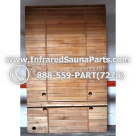 WOOD SAUNA WALLS - HEMLOCK WOOD SAUNA PANEL ( 71.3" x 44.8" ) 3