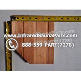 WOOD SHELVES + CUP HOLDERS - HEMLOCK WOOD CUP HOLDER STYLE 8 3