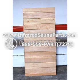 WOOD BENCHS + HEATERS - HEMLOCK WOOD BENCH ( 38.5" x 17.8" ) 1