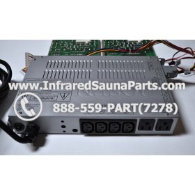 COMPLETE CONTROL POWER BOX WITH CONTROL PANEL - COMPLETE CONTROL POWER BOX JOSEN INFRARED SAUNA STYLE 3 WITH TWO CONTROL PANELS 5