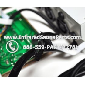 COMPLETE CONTROL POWER BOX WITH CONTROL PANEL - COMPLETE CONTROL POWER BOX JOSEN INFRARED SAUNA STYLE 1 WITH TWO CONTROL PANELS 4