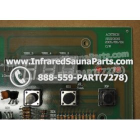 CIRCUIT BOARDS / TOUCH PADS - CIRCUIT BOARD  TOUCHPAD MASTERSAUNA INFRARED SAUNA SRZHX001 - (10 BUTTONS) 6