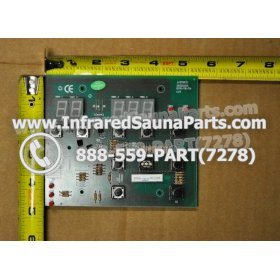 CIRCUIT BOARDS / TOUCH PADS - CIRCUIT BOARD  TOUCHPAD MASTERSAUNA INFRARED SAUNA SRZHX001 - (10 BUTTONS) 10