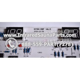 CIRCUIT BOARDS / TOUCH PADS - CIRCUIT BOARD  TOUCHPAD SAUNA SUPPLY WORLD INFRARED SAUNA NYSN-DBF V6.0 3