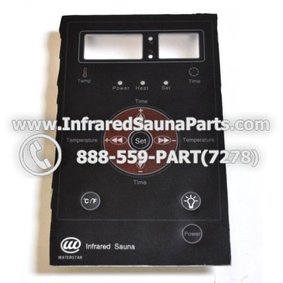 FACE PLATES - FACEPLATE FOR CIRCUIT BOARD ZENAWAKENING INFRARED SAUNA 06S065 1
