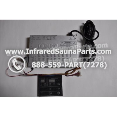 COMPLETE CONTROL POWER BOX WITH CONTROL PANEL - COMPLETE CONTROL POWER BOX HYDRA INFRARED SAUNA STYLE 3 WITH ONE CONTROL PANEL 1